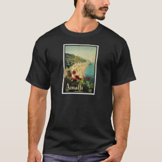 T-shirt Poster vintage de Amalfi, Italia