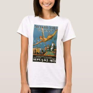 T-shirt Poster vintage Pageant da Cidade do Atlântico