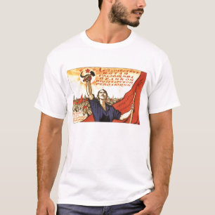 T-shirt Posters da propaganda de União Soviética da guer