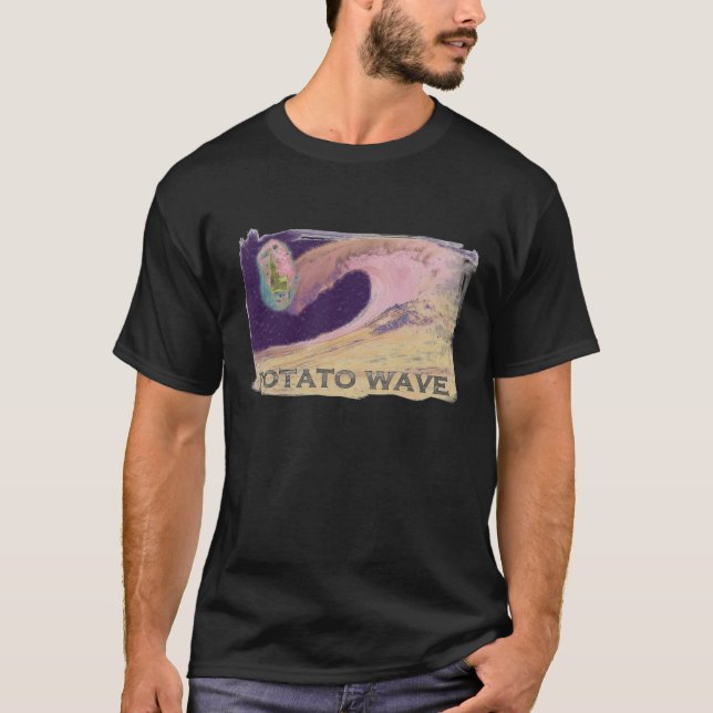 T-shirt potatowavepastel (Frente)