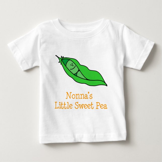 T-shirt Pouca ervilha doce de Nonna (Frente)