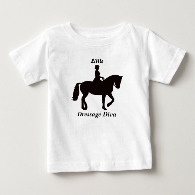 T-shirt Pouca parte superior da diva do adestramento (Frente)
