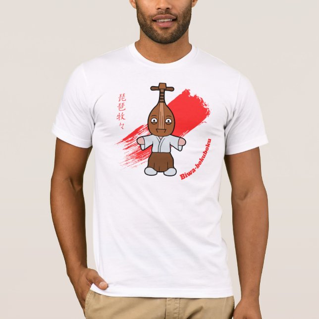 T-shirt Pouco Biwa-bokuboku Yokai (Frente)