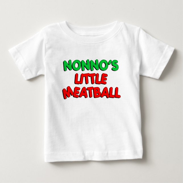 T-shirt Pouco Meatball de Nonno (Frente)