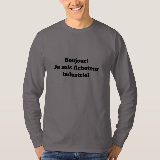 T-Shirt pour l'Acheteur industriel (Frente)