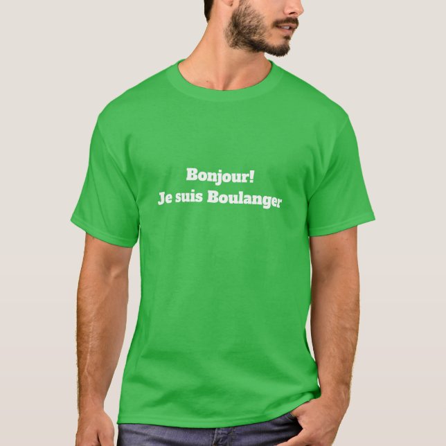T-Shirt pour le boulanger (Frente)