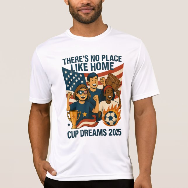 T-shirt pour les fans USA (Frente)