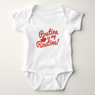 T-shirt Poutine é a minha Rotina