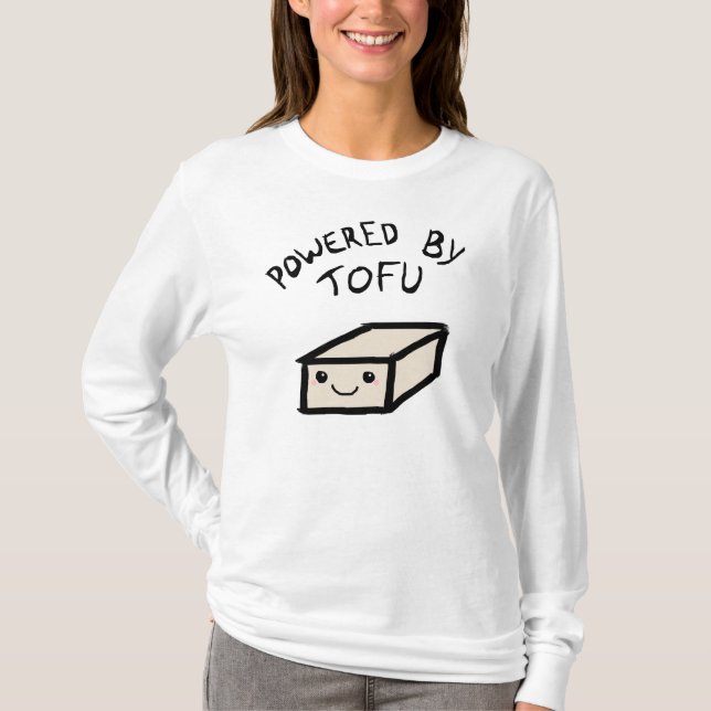 T-shirt Powered by Tofu (Frente)