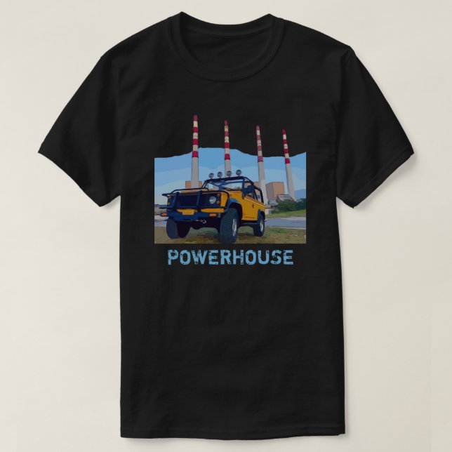 T-Shirt POWERHOUSE (Frente do Design)