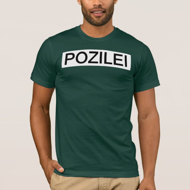 T-SHIRT POZILEI VERDE (Frente)