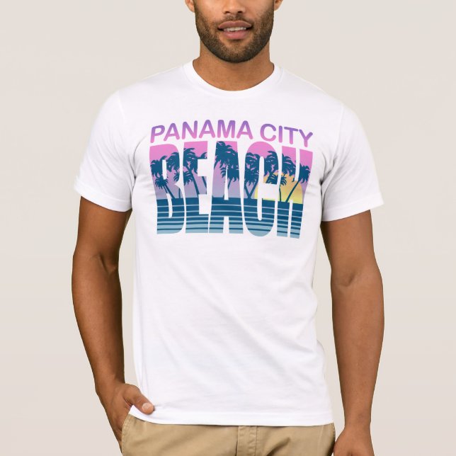 T-shirt Praia da Cidade do Panamá (Frente)