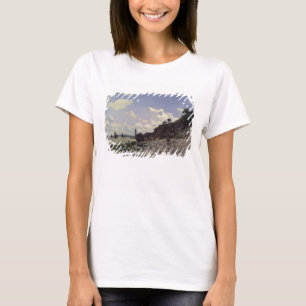 T-shirt Praia de Claude Monet em Honfleur, 1864