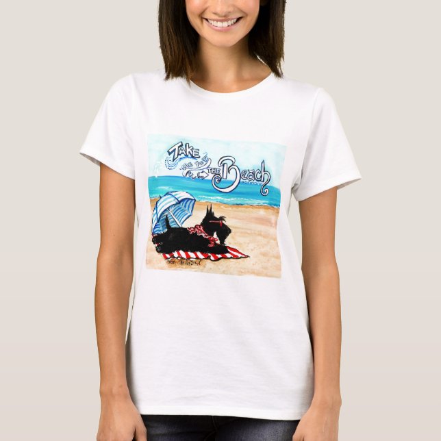 T-shirt Praia do Scottie (Frente)