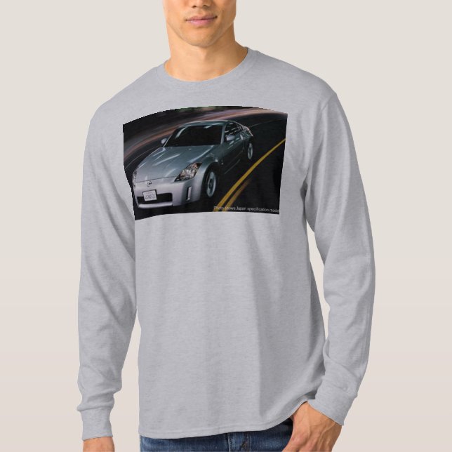 T-shirt Prata 350Z no movimento (com de Z do emblema parte (Frente)