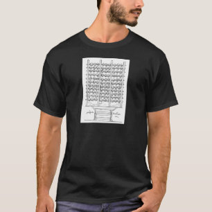 T-shirt Prateleira de crânios Tzompantli Asteca Codex Dura
