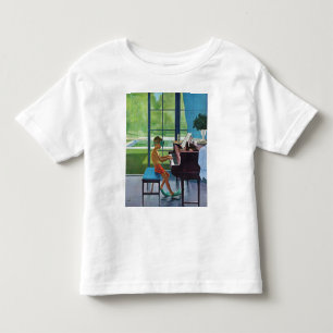 T-shirt Prática de Piano no Poolside