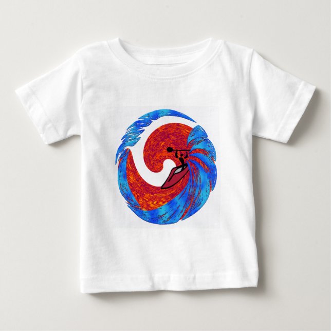 T-shirt Prato do favorito do caiaque (Frente)