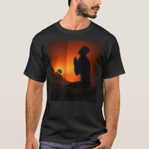 T-SHIRT PRAY O T PRETO DE SILOHETTE
