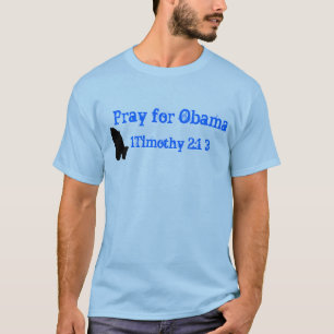 T-shirt Pray para Obama