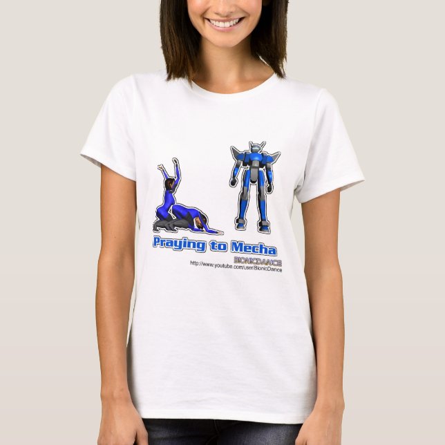T-shirt Praying a Mecha (Frente)
