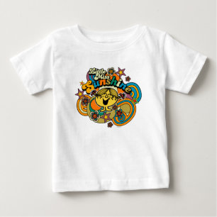T-shirt Prazer floral pequeno da senhorita Luz do sol