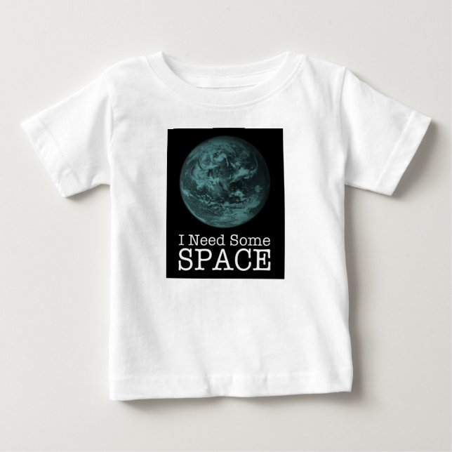 T-shirt Preciso De Um Pouco De Espaço, Querida Romper (Frente)