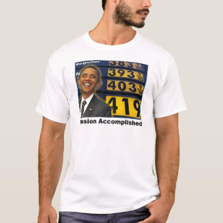 T-shirt Preços de gás de Obama