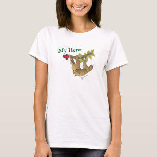 T-shirt preguiça meu herói