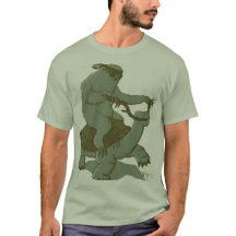 Preguiça que monta uma tartaruga