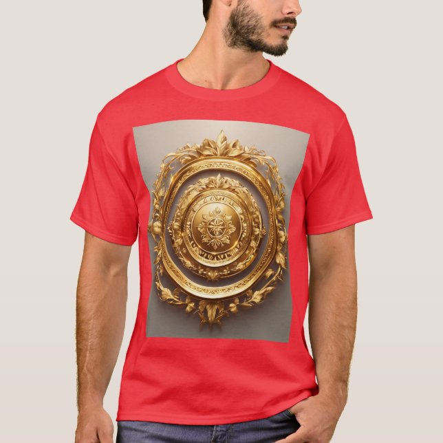 T-Shirt premium de design de águia (Frente)