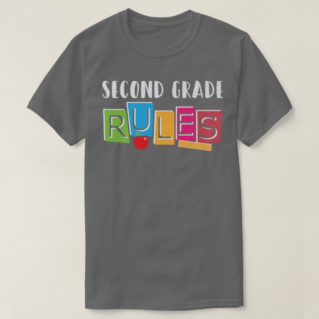 T-Shirt Premium de Teto-Escola do Segundo Grau (Frente do Design)