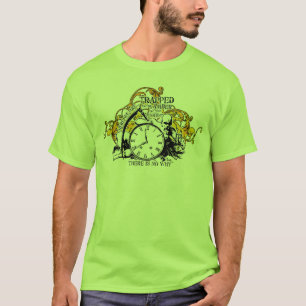 T-shirt Prendido no design ambarino da arte do vetor