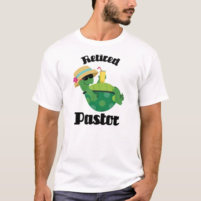 T-shirt Presente aposentado do pastor (Frente)