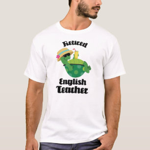 T-shirt Presente aposentado do professor de inglês
