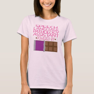 T-shirt Presente assistente do chocolate da patologia da