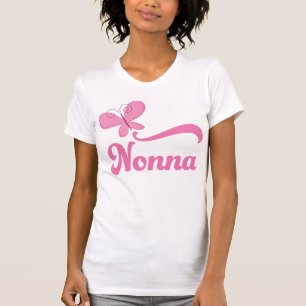 T-shirt Presente da borboleta de Nonna