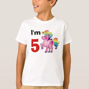 T-shirt Presente da menina do aniversário da criança de 