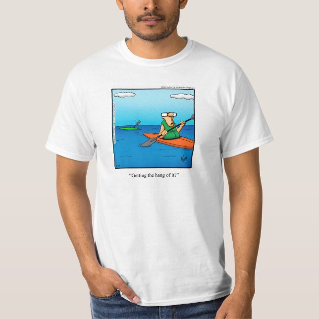 T-shirt Presente De Aniversário Para Kayaker (Frente)
