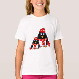 T-shirt Presente de Natal Engraçado para Pinguins