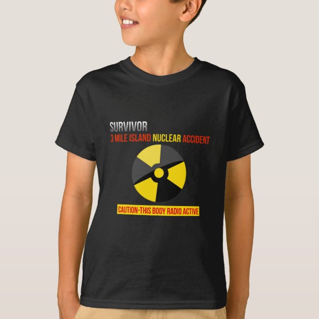 T-shirt Presente do acidente nuclear de Mile Island do (Frente)