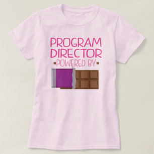 T-shirt Presente do chocolate do director de programa para