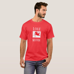 T-shirt Presente do Dia dos Namorados Love Muffin para Ele