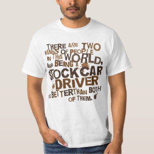 T-shirt Presente do motorista de stock car