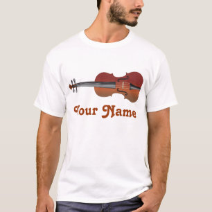 T-shirt Presente personalizado do T do violino
