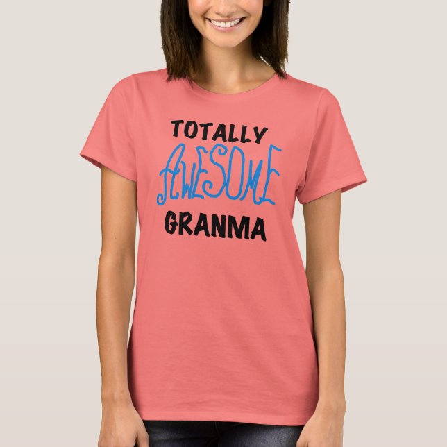 T-shirt Presentes azuis totalmente impressionantes do (Frente)