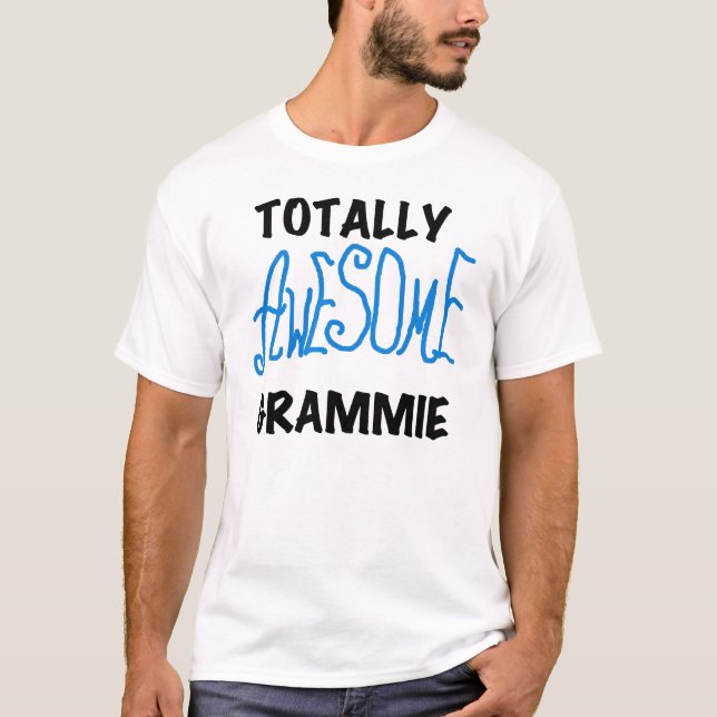 T-shirt Presentes azuis totalmente impressionantes dos (Frente)