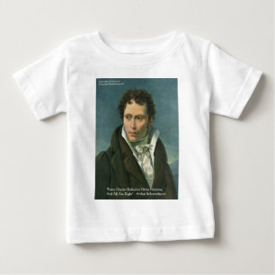 T-shirt Presentes com Citação de Arthur Schopenhauer "Naçõ