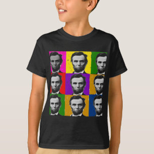 T-shirt Presentes da arte de Abraham Lincoln---9 fotos