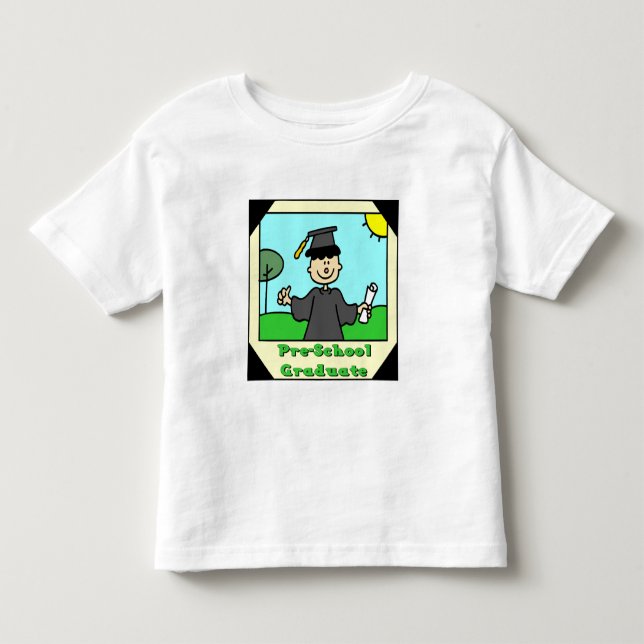 T-shirt Presentes da graduação do pré-escolar (Frente)
